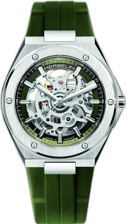HERBELIN CAP CAMARAT AUTOMATIC Skelett Khaki 1645SQ116CK