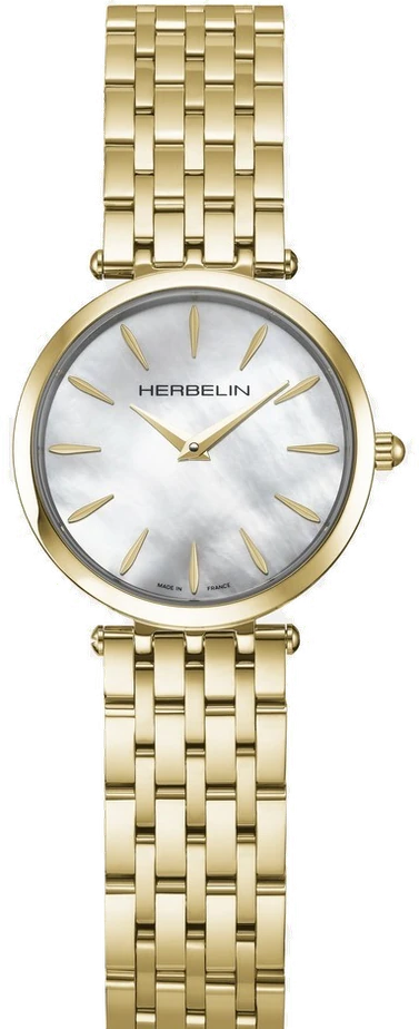 HERBELIN EPSILON gelbgoldfarben Perlmutt 17116BP1N19