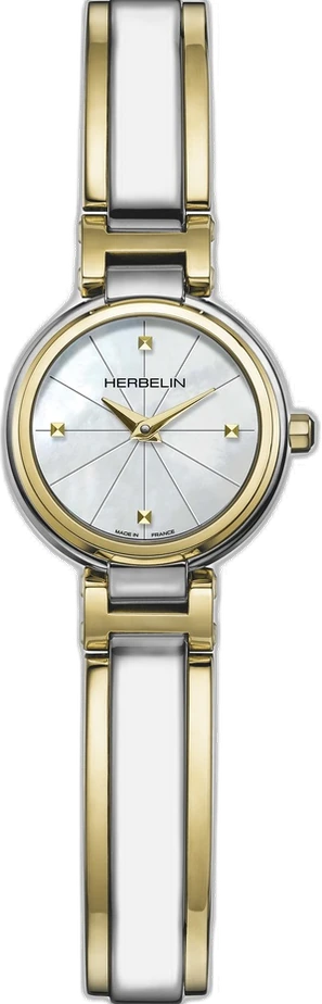 HERBELIN LADY H Bicolor weiß Perlmutt 17312BMT1N19