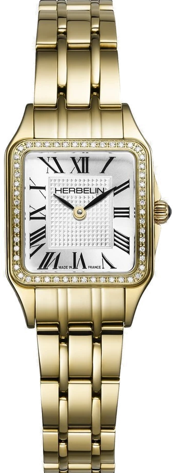 HERBELIN LUNA Mini Diamanten gelbgoldfarben 17407BP1N54Y08