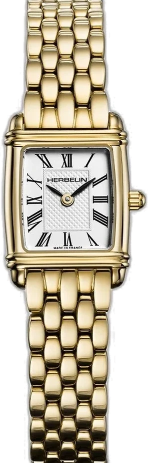 HERBELIN ART DÉCO PVD gelbgoldfarben 17438BP1N08