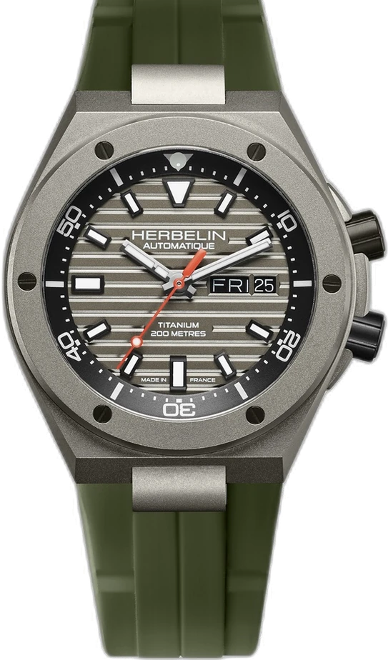 HERBELIN CAP CAMARAT DIVER TITANIUM AUTOMATIC