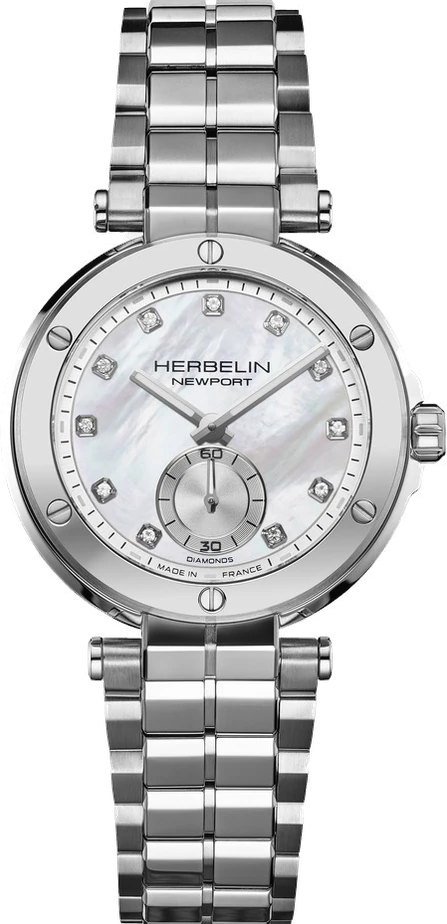 HERBELIN NEWPORT Diamanten Edelstahl 18289B89