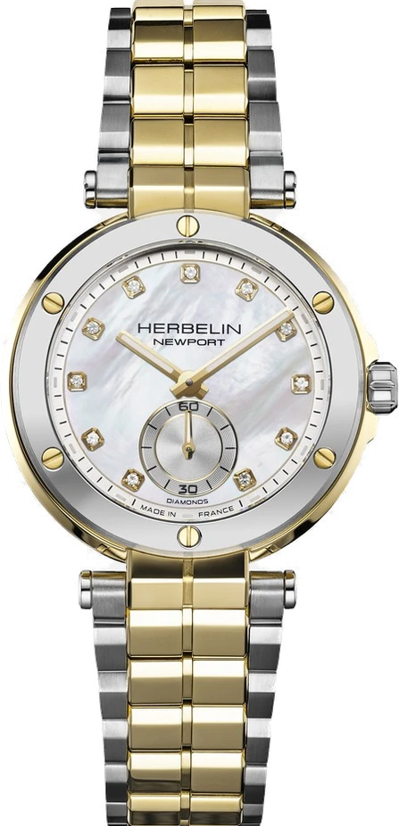HERBELIN NEWPORT Diamanten Bicolor 18289BT1N89