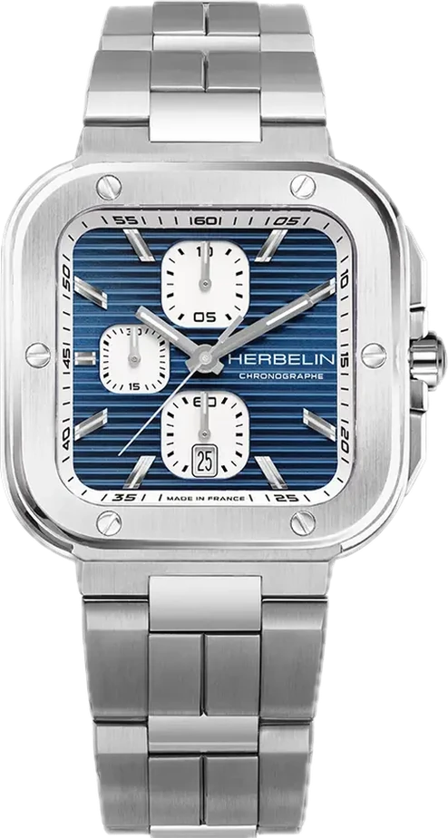 HERBELIN CAP CAMARAT SQUARE CHRONOGRAPH
