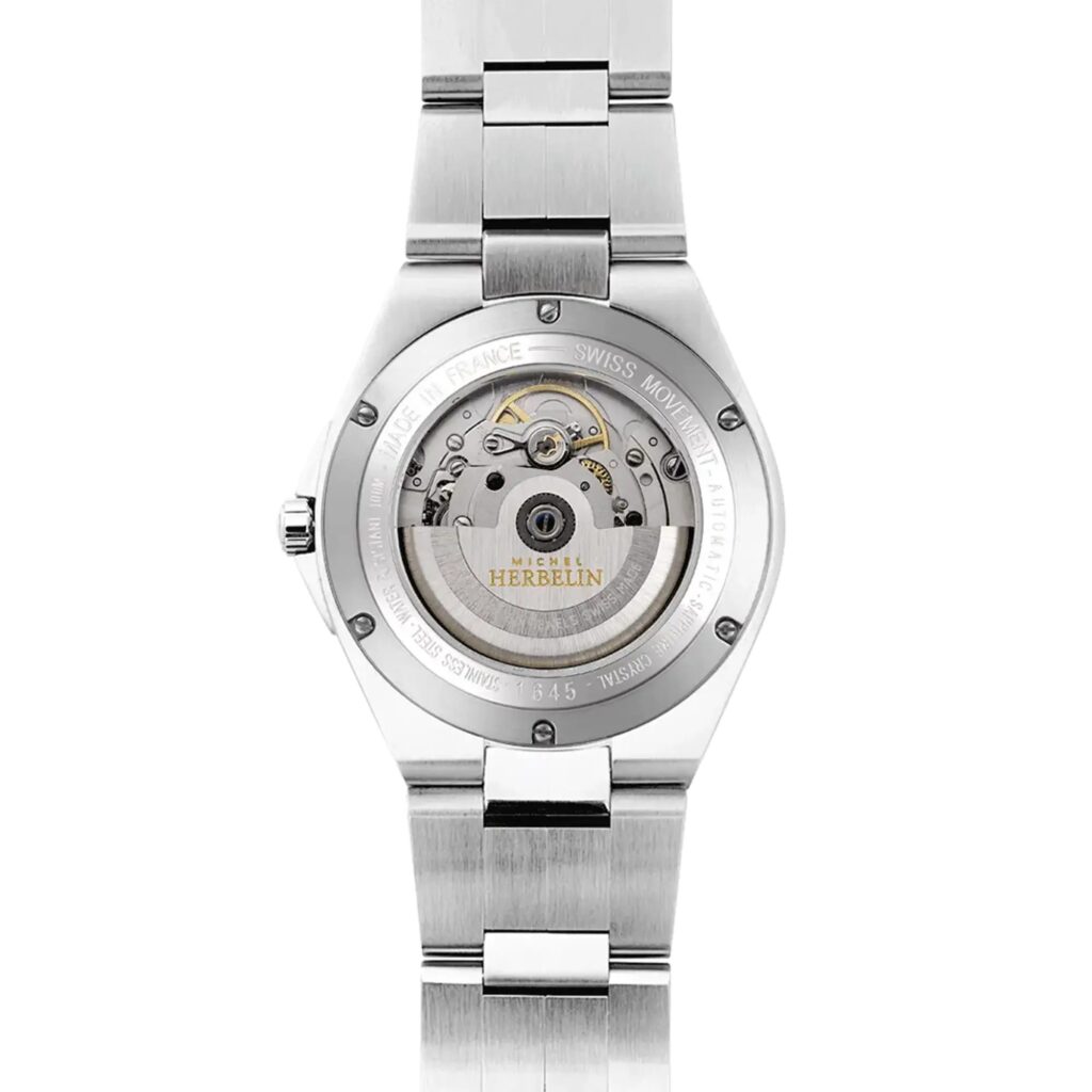 HERBELIN CAP CAMARAT AUTOMATIC 1645B16 Rückseite mit Sichtboden