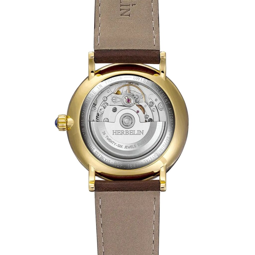 HERBELIN INSPIRATION AUTOMATIC 1647P16BR – Rückseite