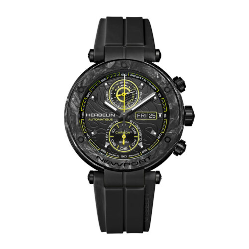 HERBELIN NEWPORT CARBON TITANIUM CHRONO AUTOMATIC