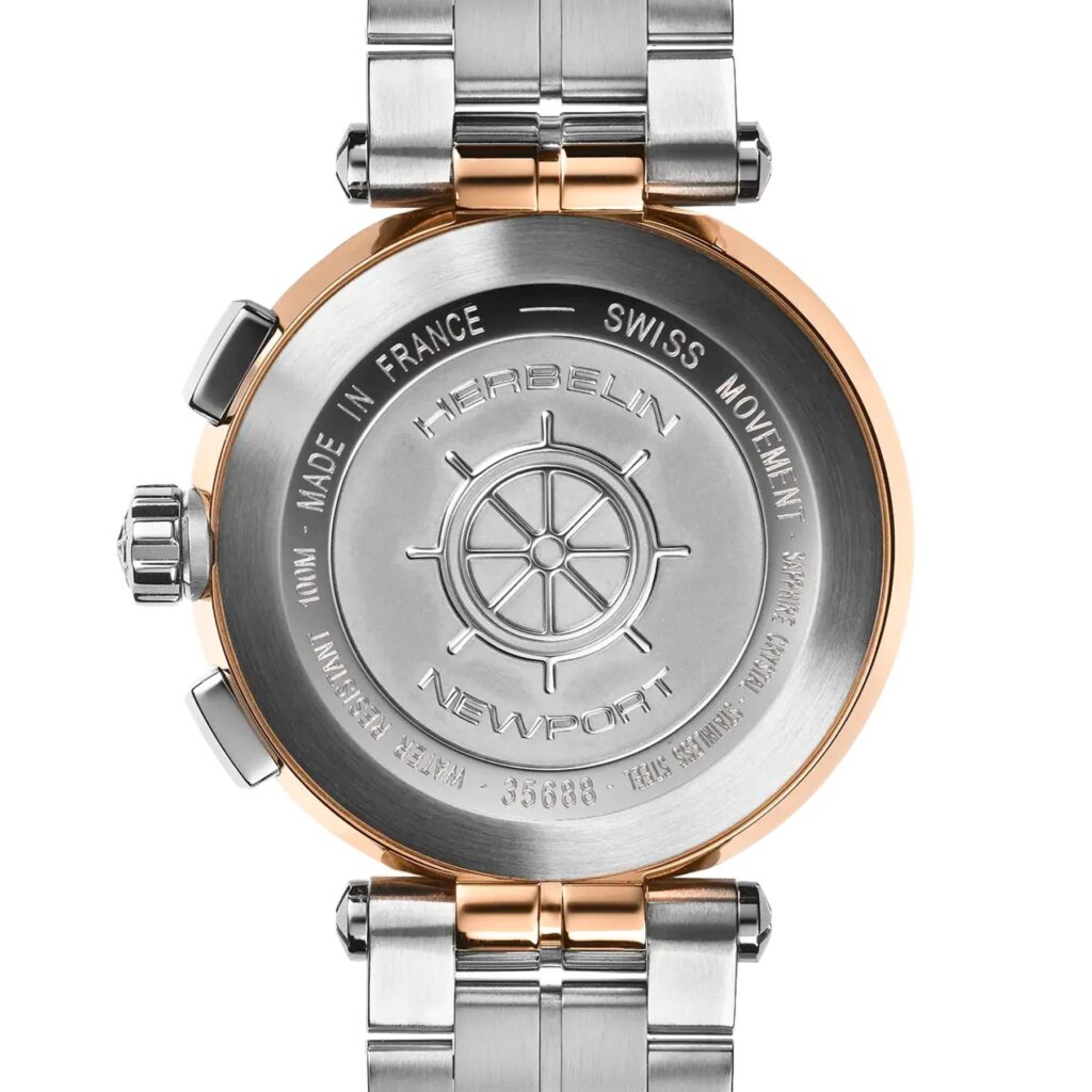 HERBELIN NEWPORT CHRONO 35688BTR89 – Rückseite