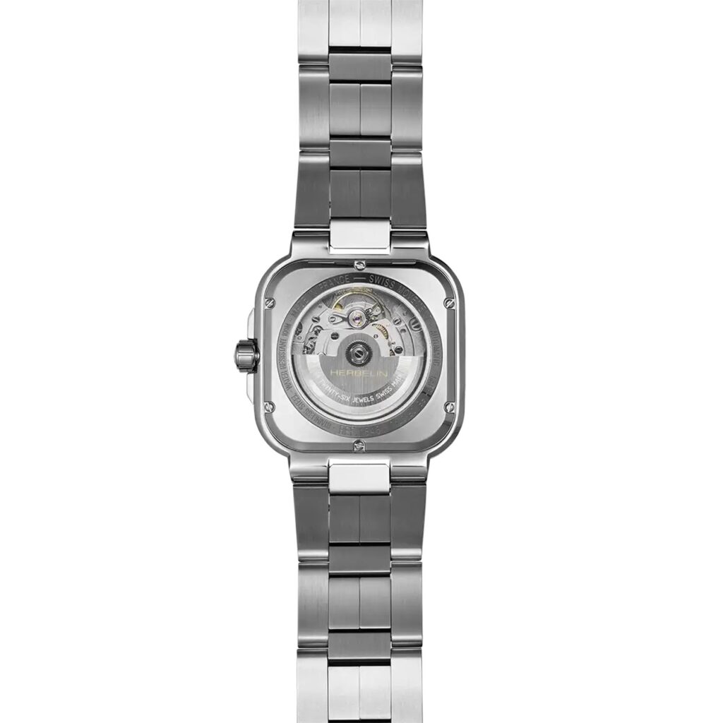 HERBELIN CAP CAMARAT SQUARE AUTOMATIC 1646B25 – Rückseite