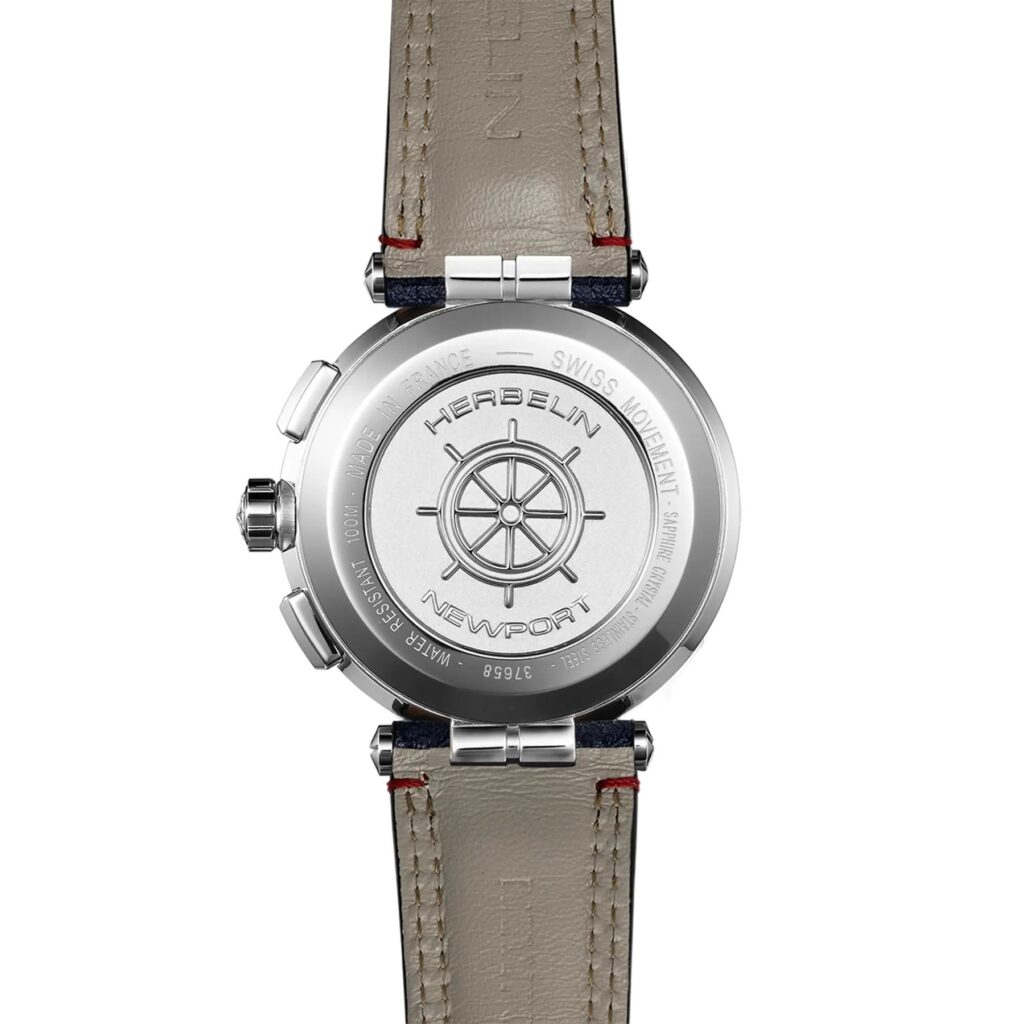 HERBELIN NEWPORT CHRONO 37658AP15BL – Rückseite