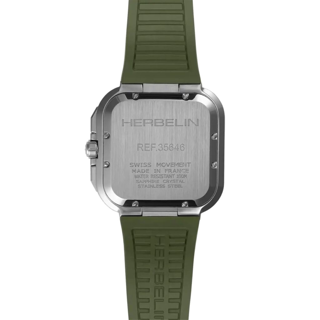 HERBELIN CAP CAMARAT SQUARE CHRONO 35646A116CK – Rückseite
