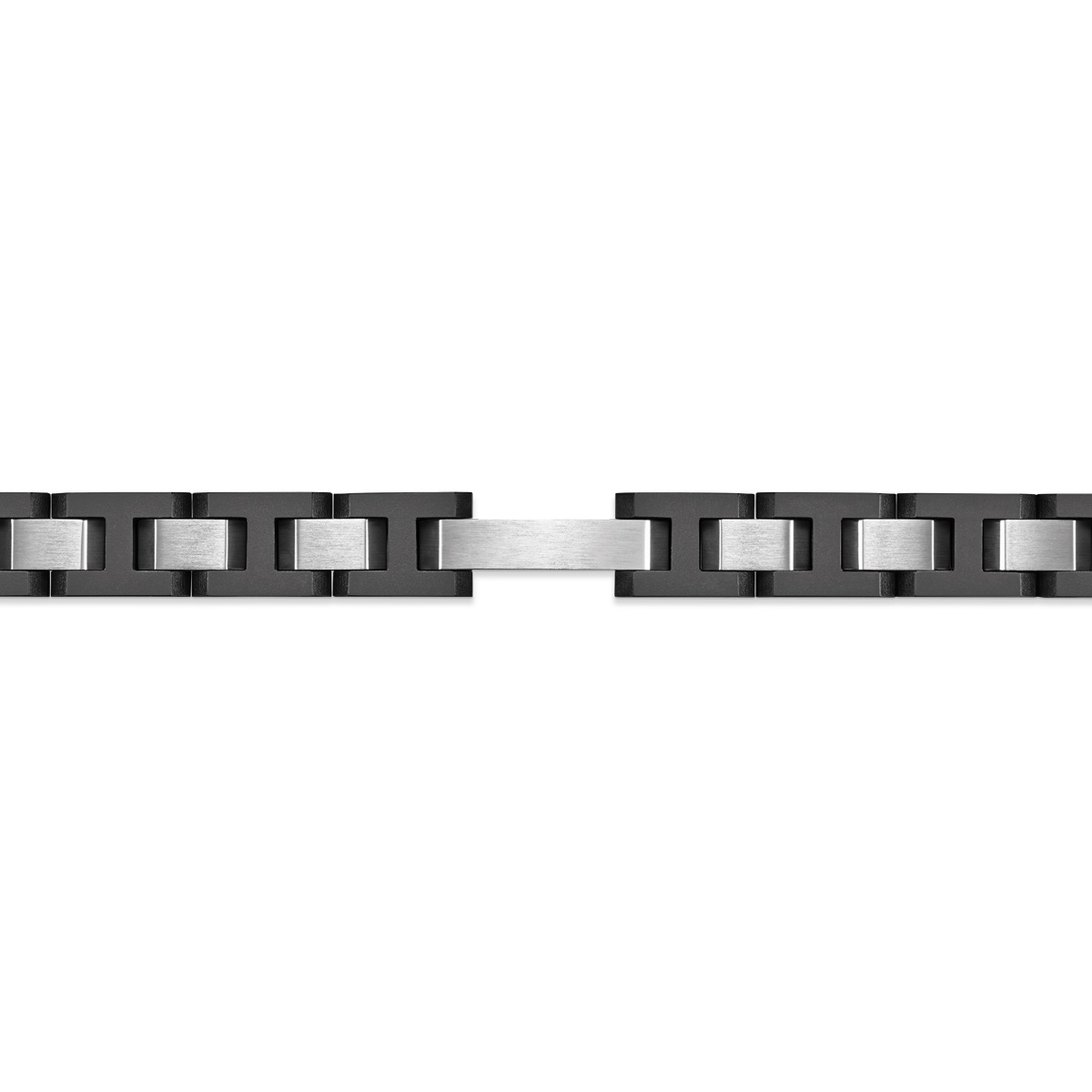 HERBELIN Cap Camarat Herrenarmband Keramik Schwarz/Edelstahl, 10 mm – Bild 2