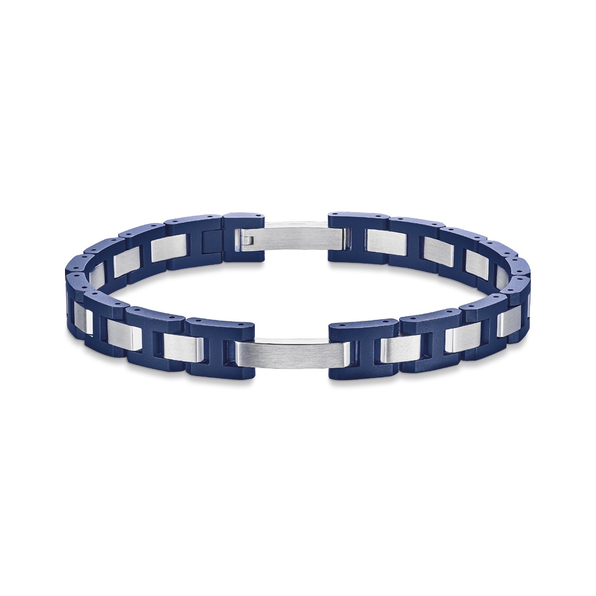 HERBELIN Cap Camarat Herrenarmband Keramik Blau/Edelstahl, 8 mm