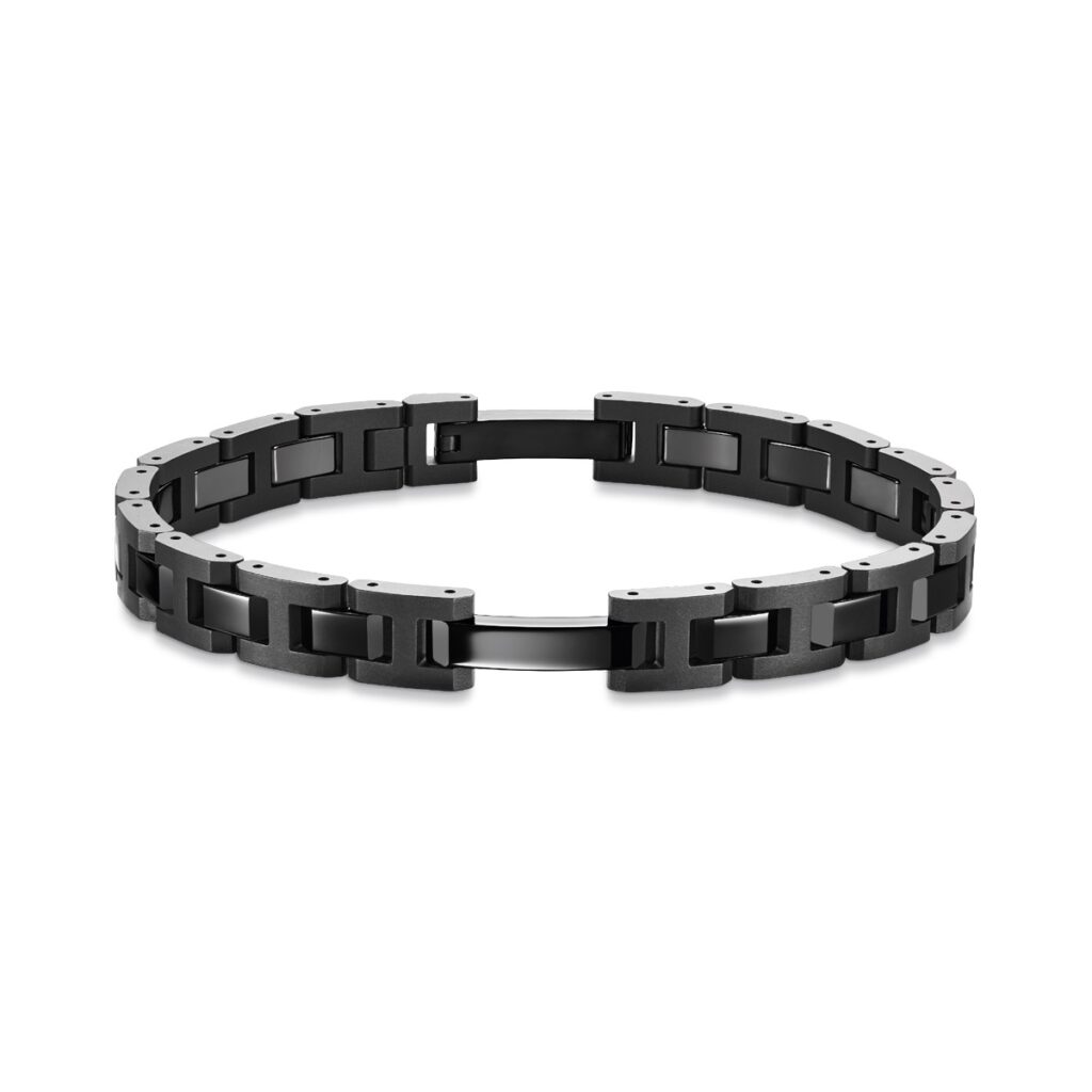 HERBELIN Cap Camarat Herrenarmband Keramik Schwarz, 8 mm