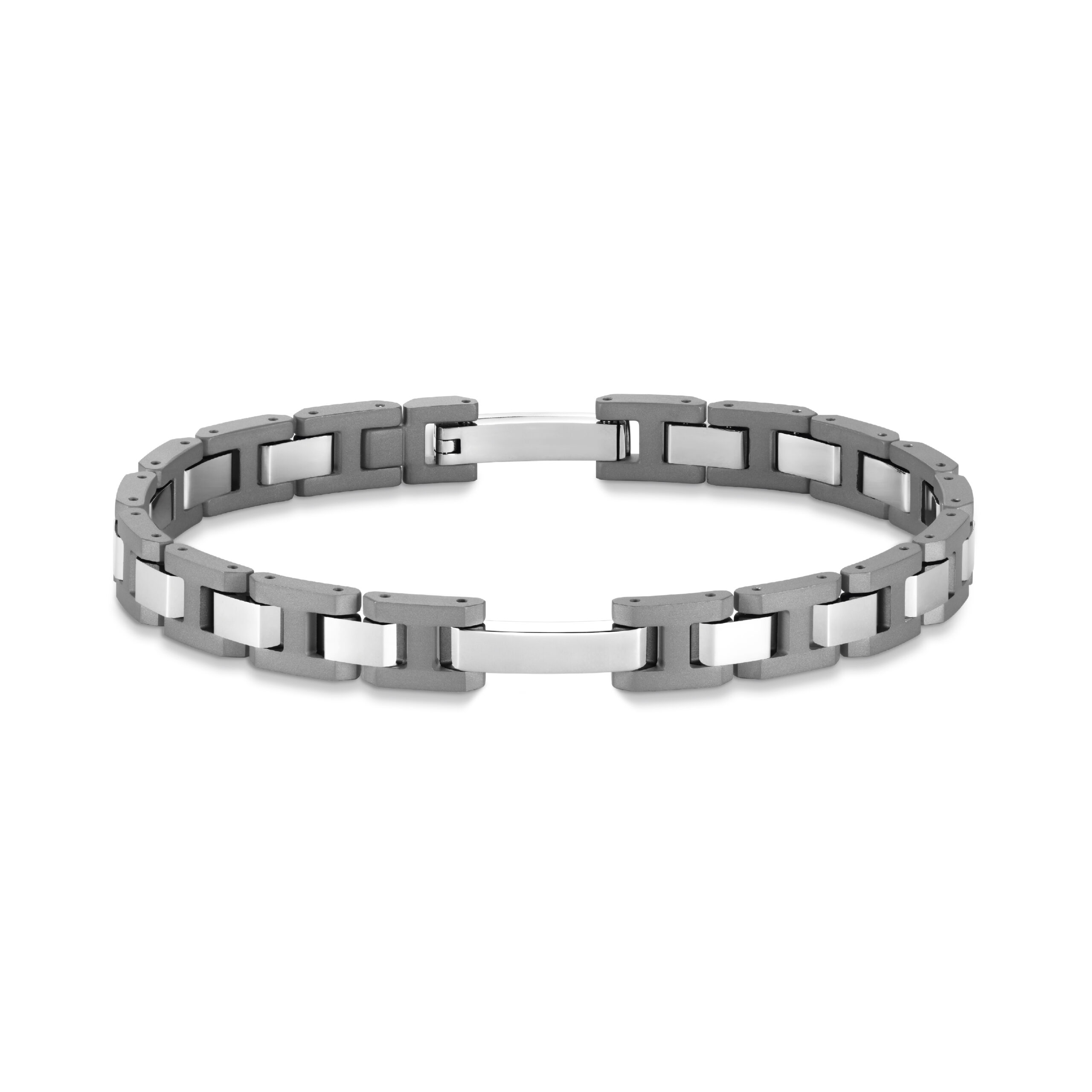 HERBELIN Cap Camarat Herrenarmband Titan Schwarz/Edelstahl, 8 mm
