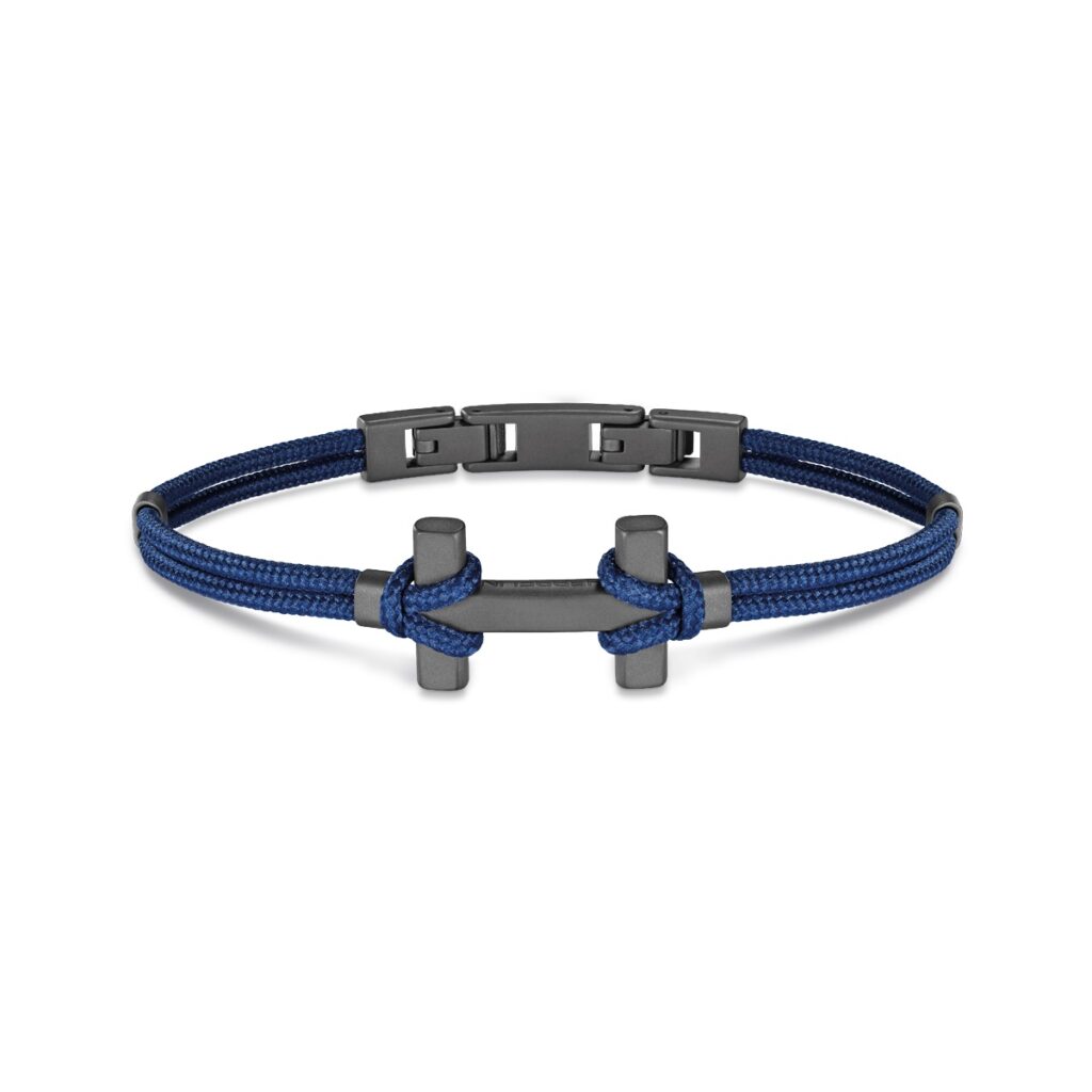 HERBELIN H Amarrage Herrenarmband Titan Dunkel/Blau Navy