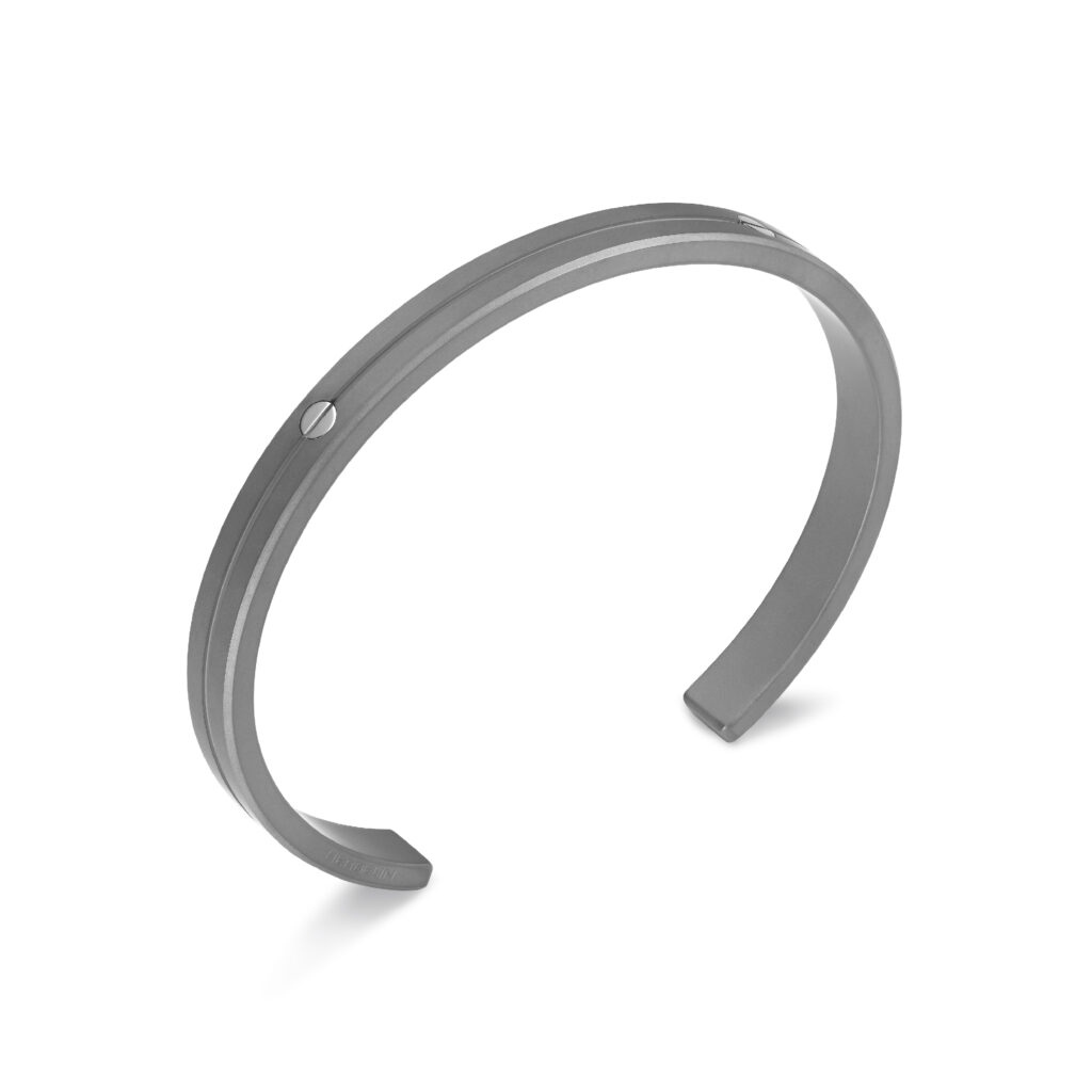 HERBELIN Newport Herren-Armreif Titan Anthrazit