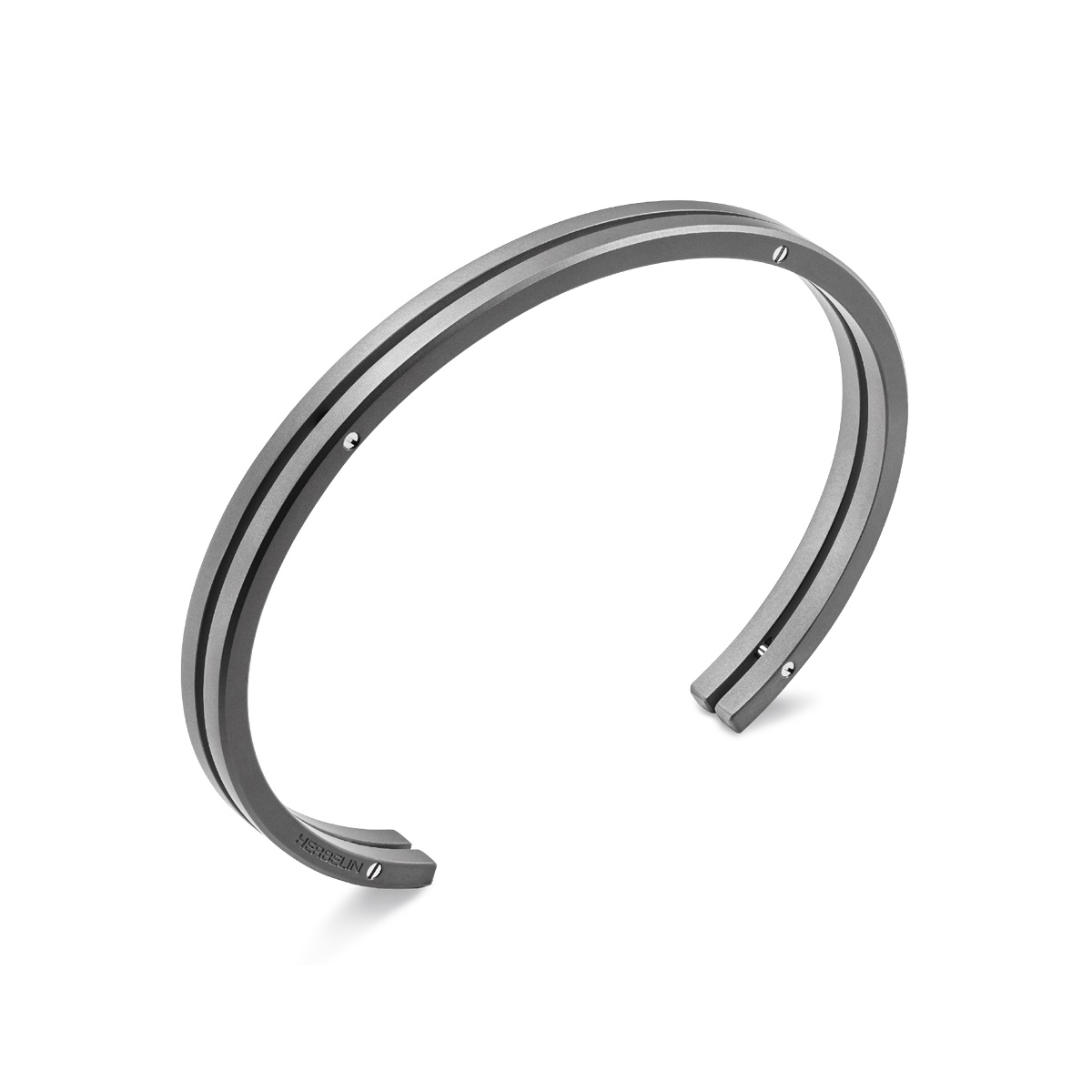HERBELIN Newport Duo Herren-Armreif Titan Anthrazit – Bild 2