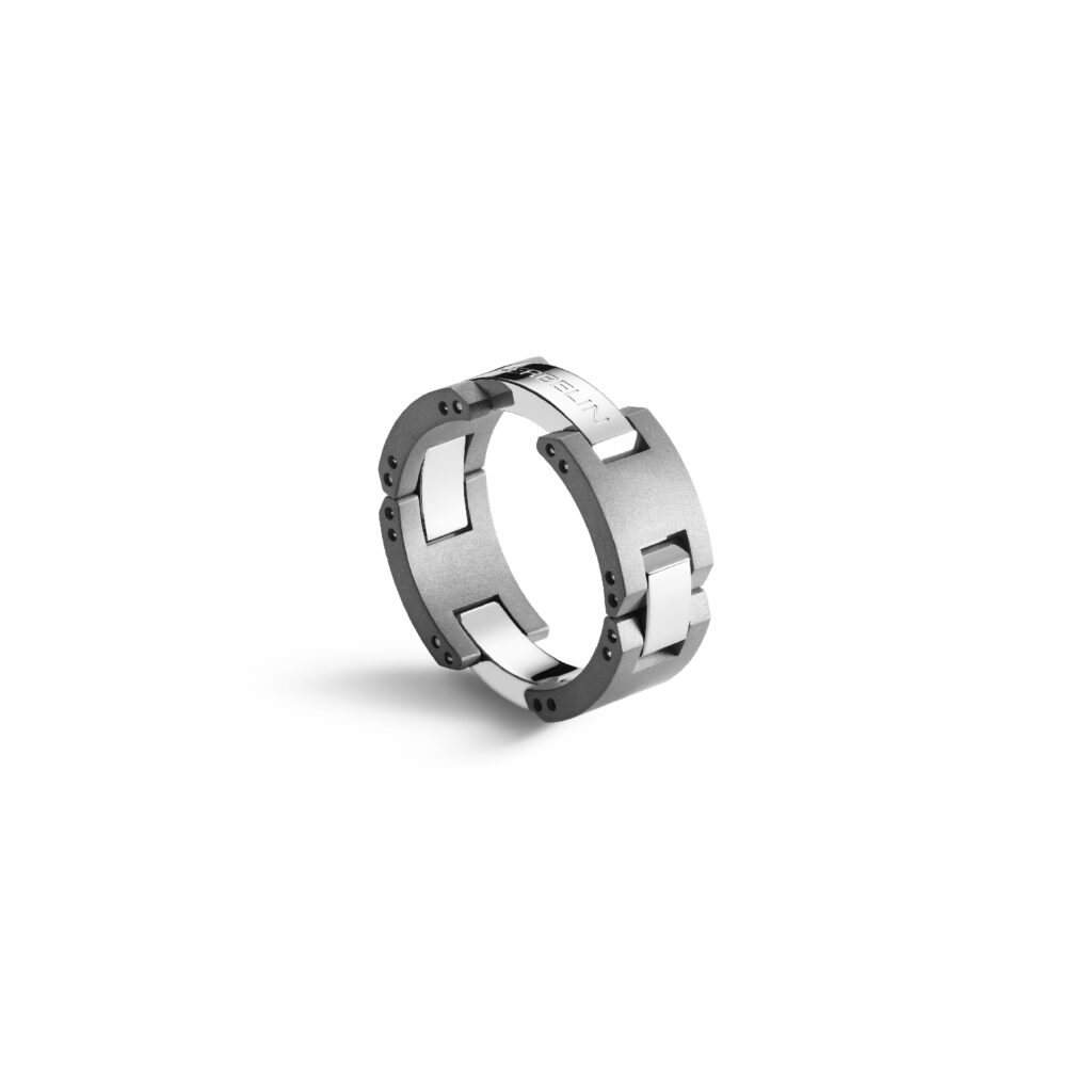 HERBELIN Cap Camarat Herrenring Titan/Edelstahl