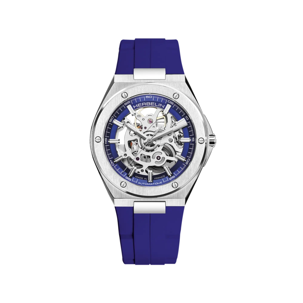 HERBELIN CAP CAMARAT AUTOMATIC Skelett Blau 1645SQ115CBC