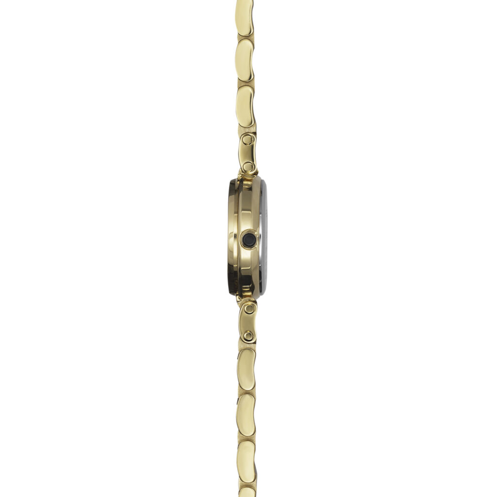 LADY H PVD Gold weiß Perlmutt 17312BP1N19 – Seitenansicht