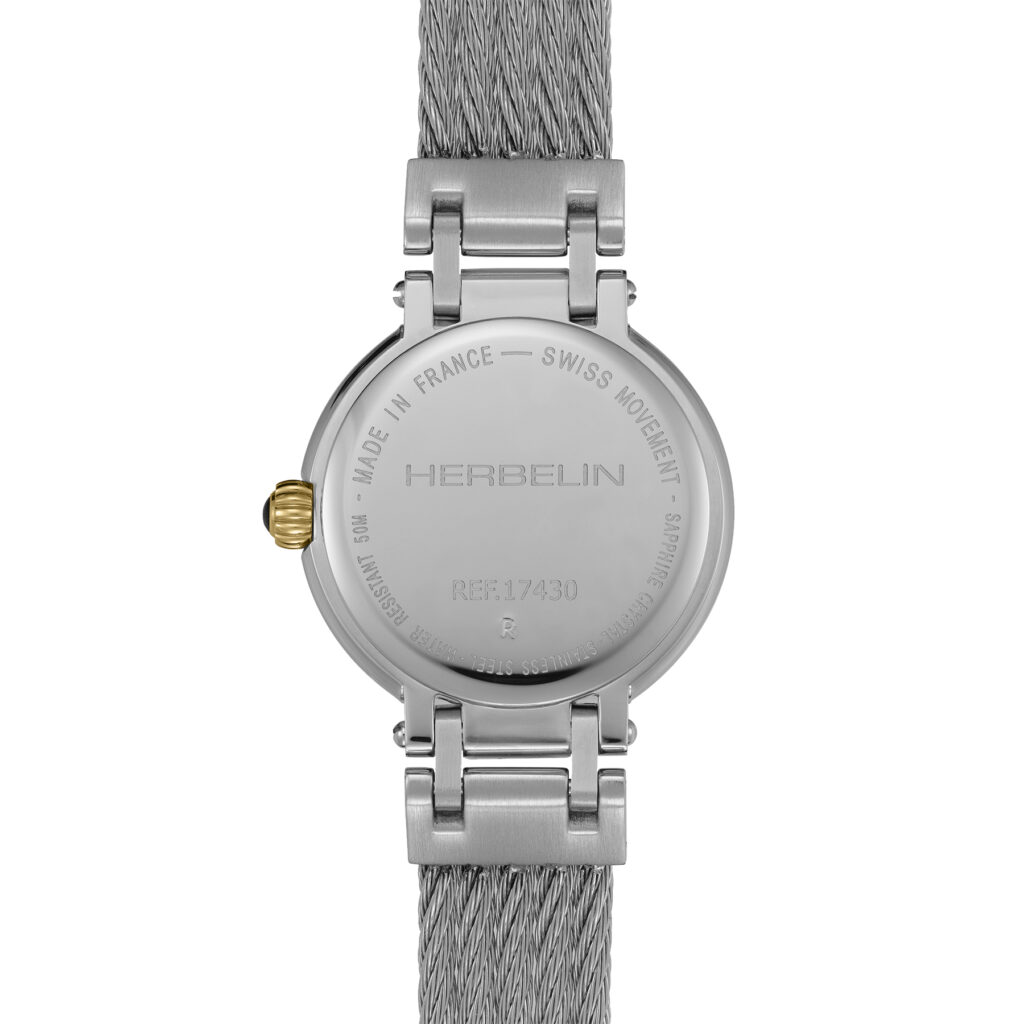 GALET Bicolor Câble Silber 17430BCT28 – Rückansicht