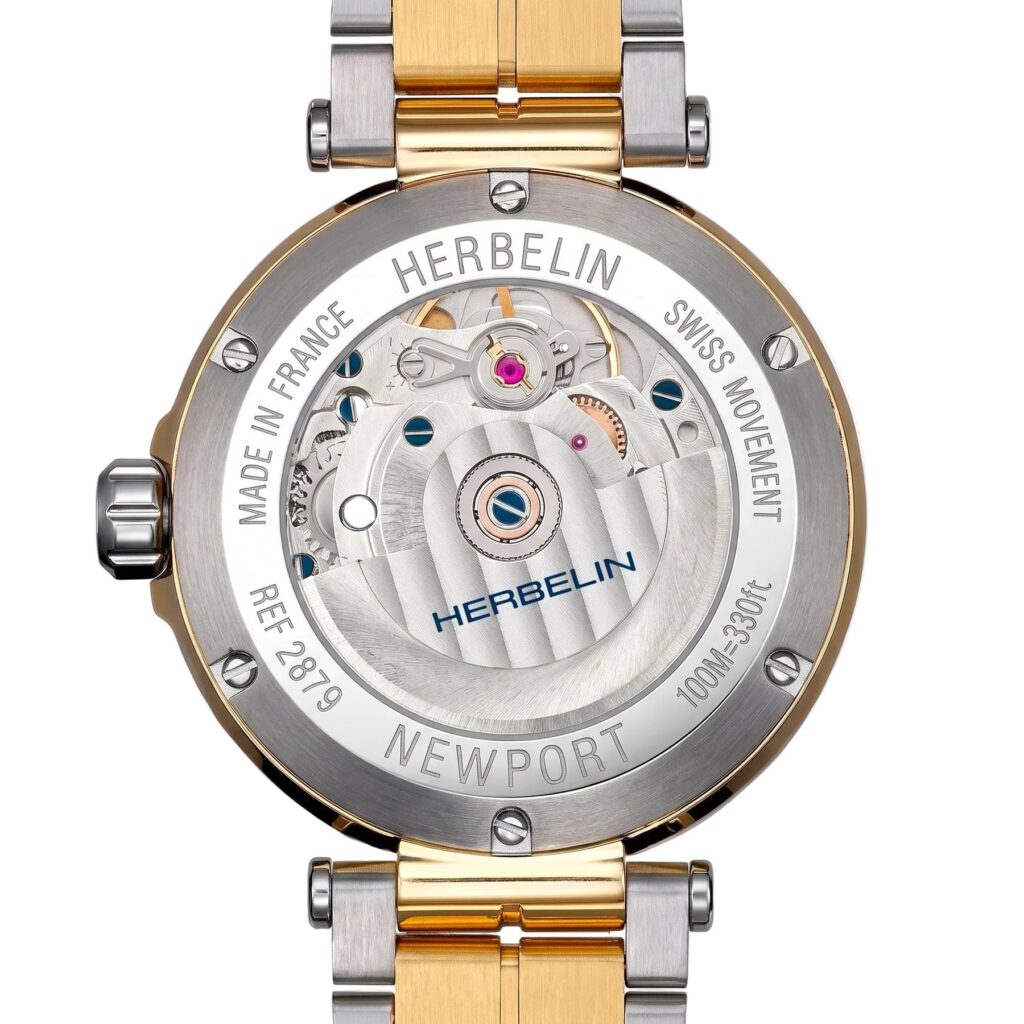 HERBELIN NEWPORT AUTOMATIC Mondphase Bicolor 2879BT1N11 2879BT1N11 – Rückseite