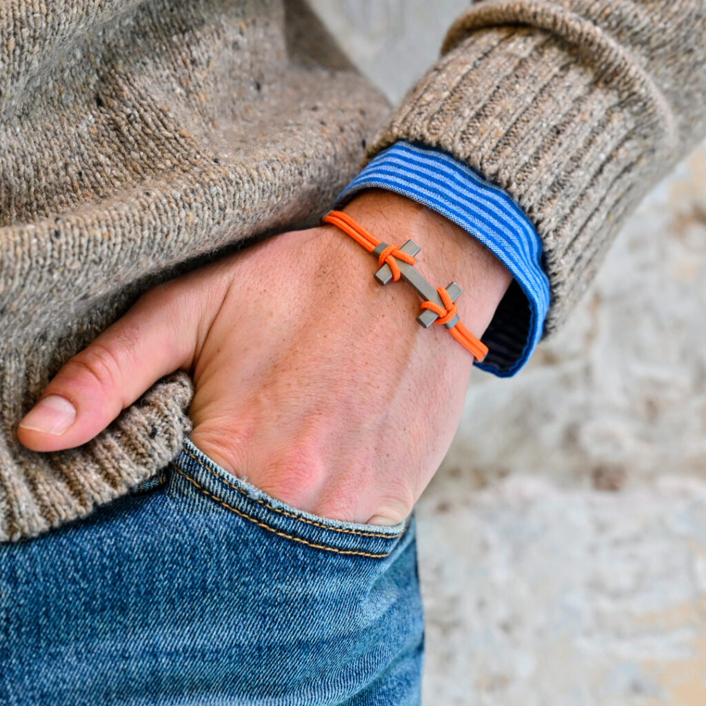 HERBELIN H Amarrage Herrenarmband Titan/Orange