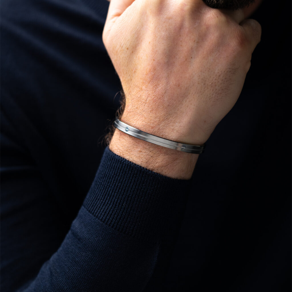 HERBELIN Newport Herren-Armreif Edelstahl