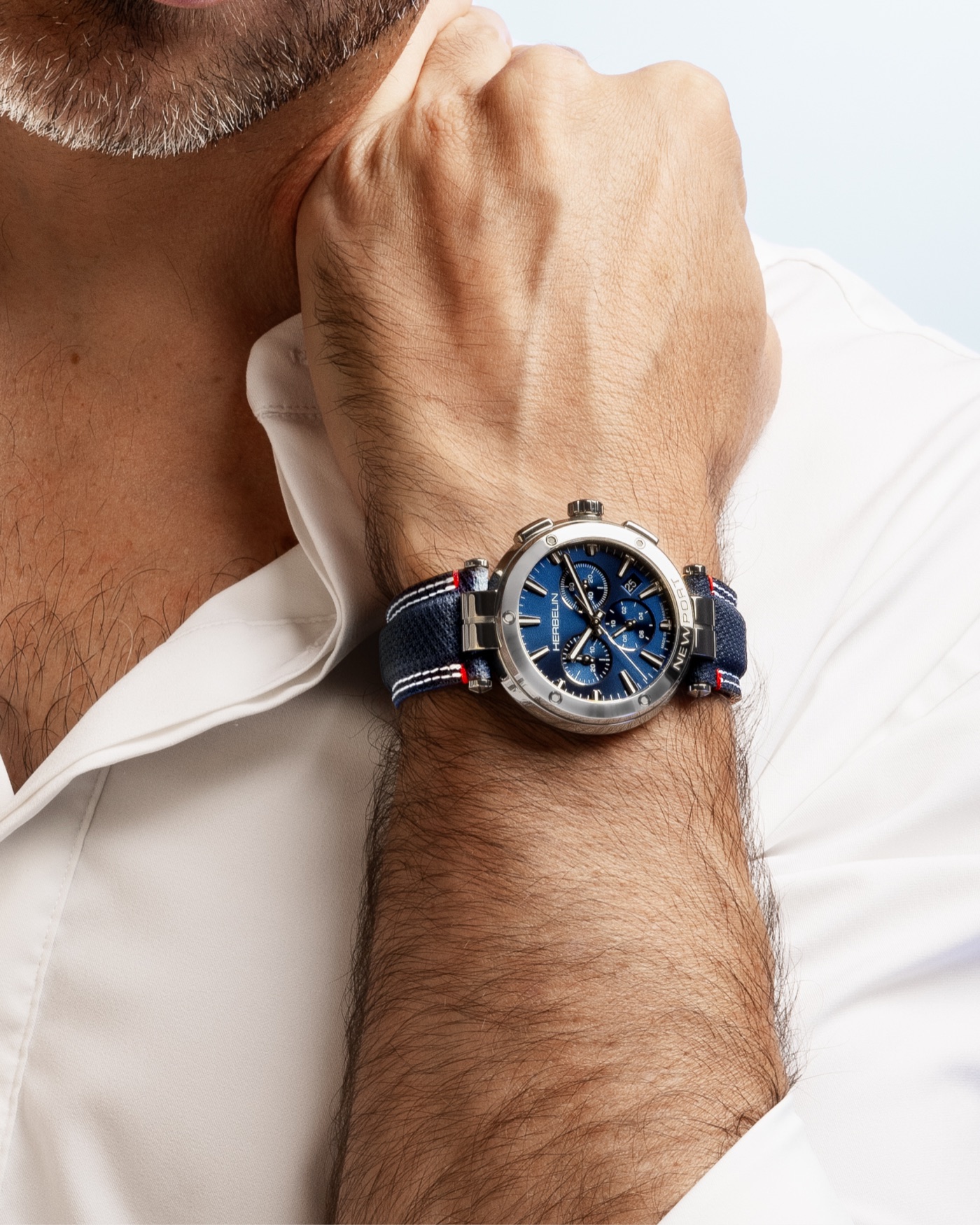 HERBELIN Newport Herrenuhr am Handgelenk