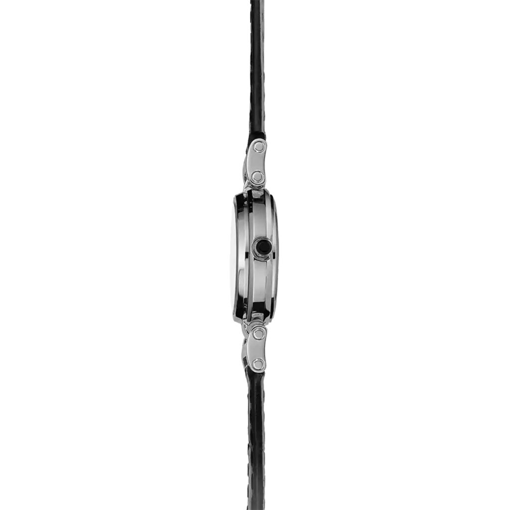 LADY H Edelstahl Lederband schwarz 17312AP12 – Bild 3