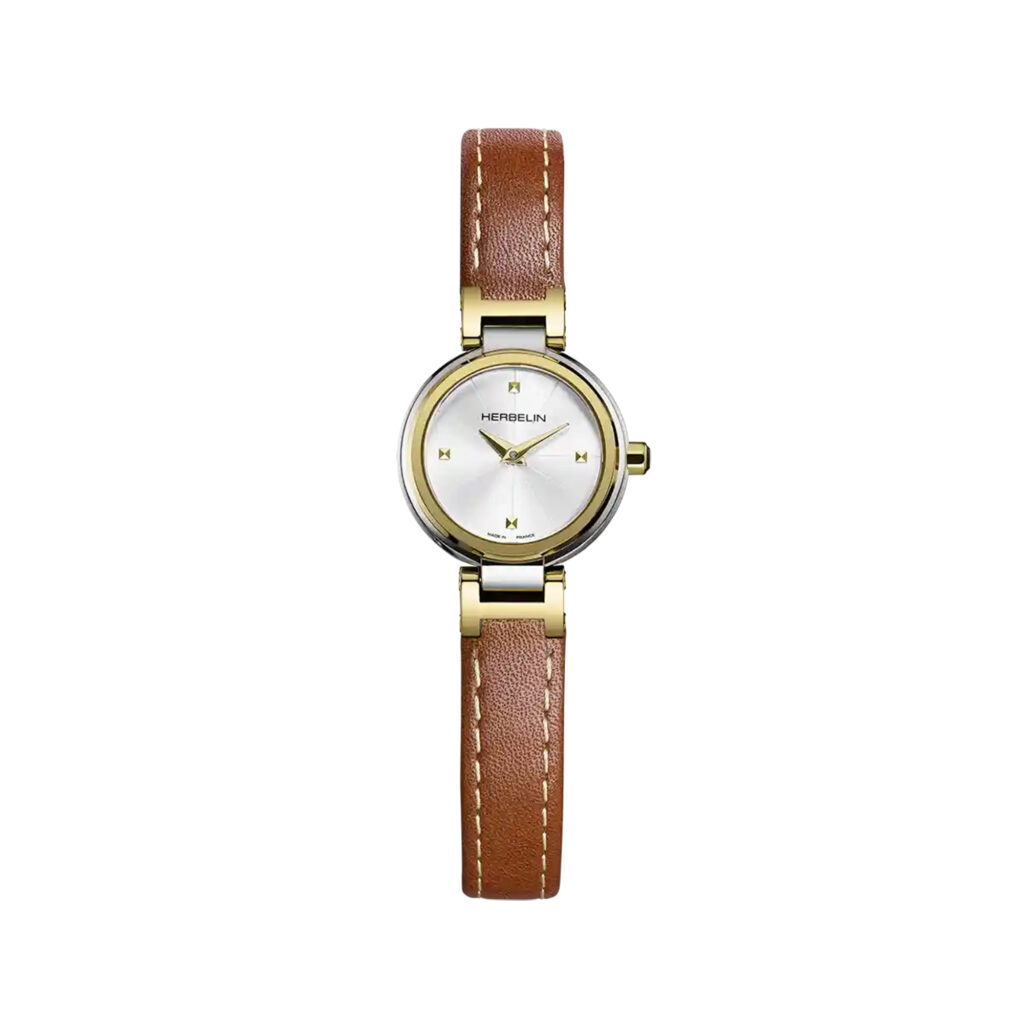 LADY H Bicolor Lederband camel 17312T1N12GD