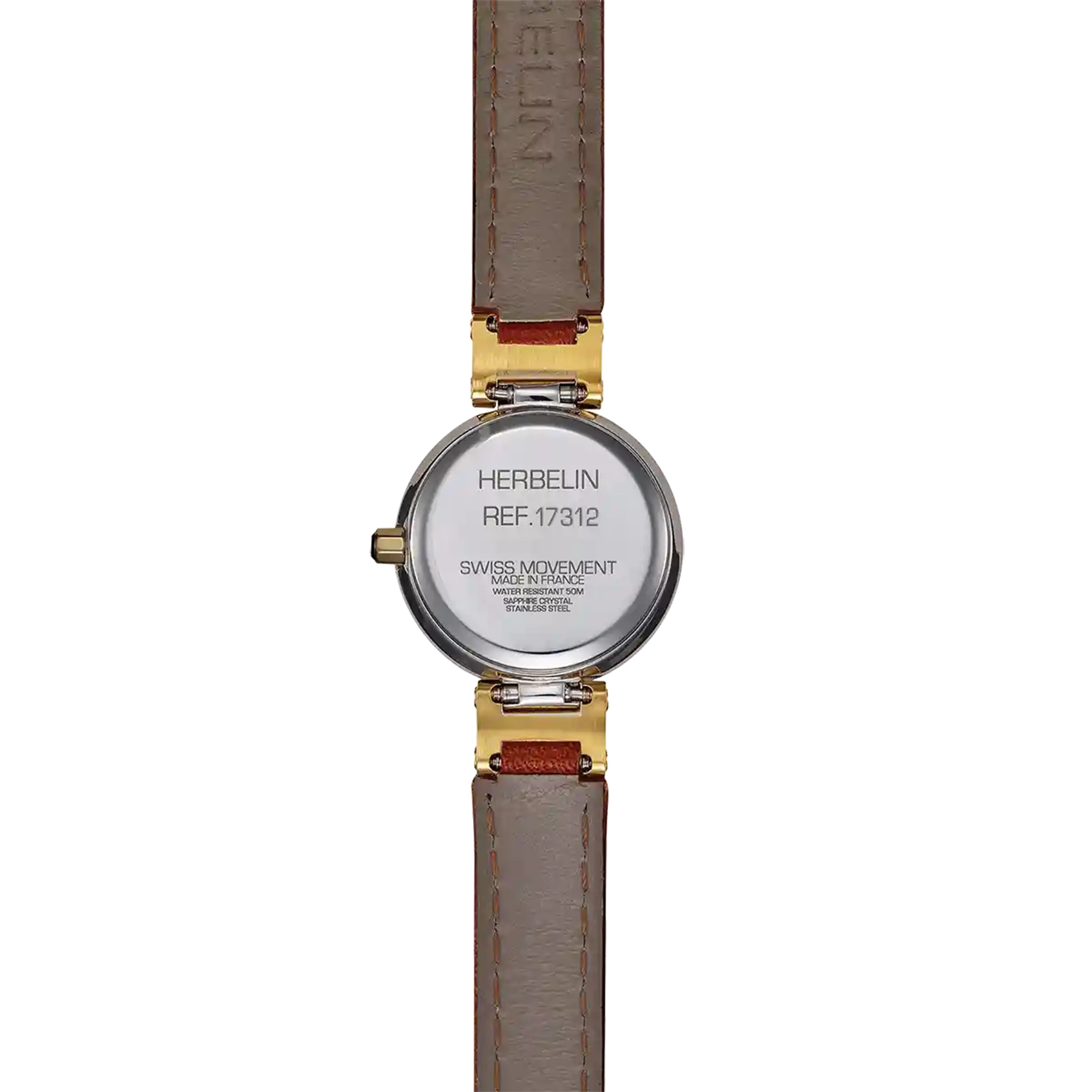 LADY H Bicolor Lederband camel 17312T1N12GD – Bild 4