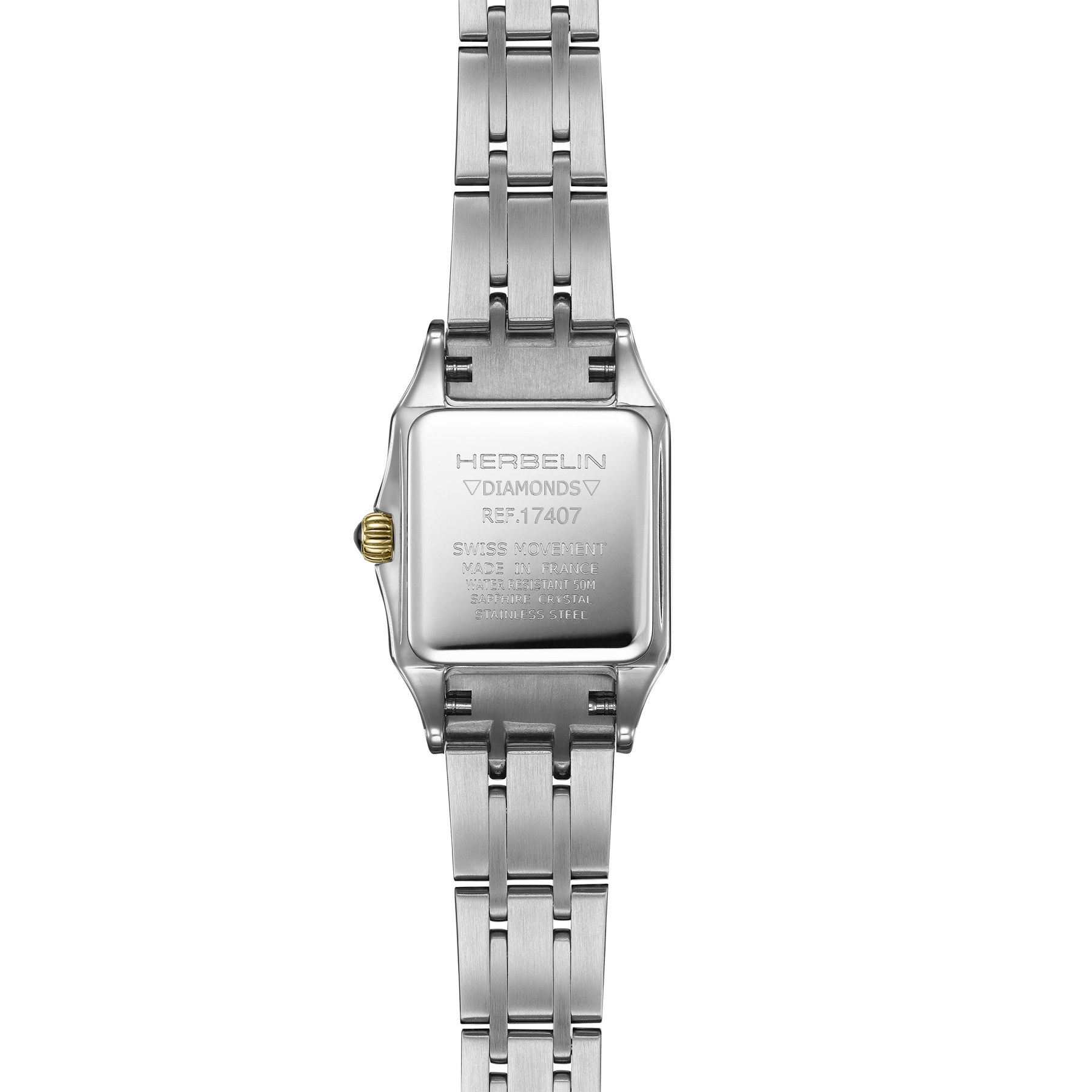 LUNA Mini Diamanten Bicolor 17407BT54Y08 – Rückseite