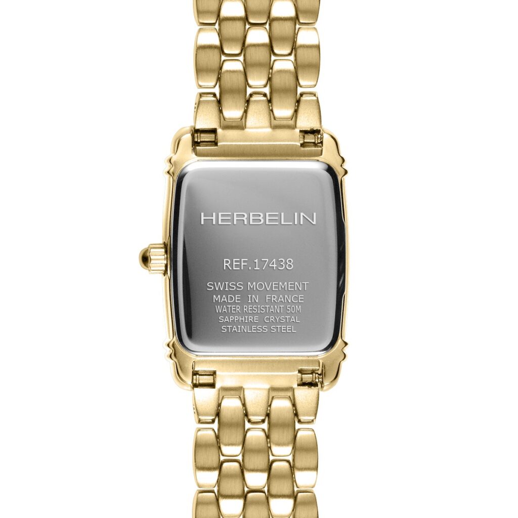 HERBELIN ART DÉCO Wickelarmband PVD Gold 17438BLP1N08